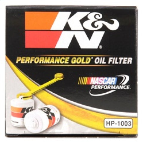 K&N 03-09 Scion tC / 00-05 Celica GT/GT-S Performance Gold Oil Filter - HP-1003
