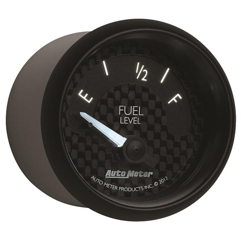 Autometer GT Series 52mm Short Sweep Electronic 73-10 ohms Fuel Level (For most Ford and Chrysler) - 8015