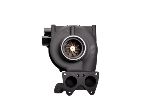 Fleece Performance 04.5-10 Chevy Duramax (LLY/LBZ/LMM) 63mm STREET VNT Cheetah Turbo w/ HX40 Outlet - FPE-VNT63-STREET
