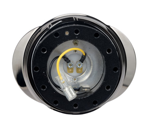NRG Quick Release Kit - Black Body/ Black Chrome Oval Ring - SRK-220BKC