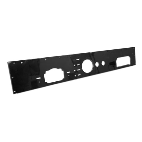 Rugged Ridge Dash Panel Pre-Cut Holes Black 76-86 Jeep CJ - 13320.11