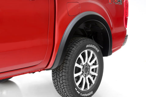 Lund 2019 Ford Ranger SX-Style 2pc Smooth Fender Flares - Black - SX133SB