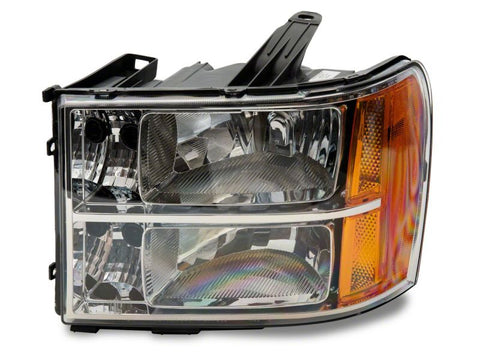 Raxiom 07-14 GMC Sierra 1500/2500 HD/3500 HD Axial OEM Rep Headlights- Chrome Housing (Clear Lens) - S518298