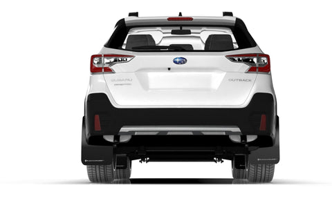 Rally Armor 20-25 Subaru Outback Black UR Mud Flap w/Blue Logo - MF66-UR-BLK/BL