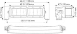 Hella Universal Black Magic 40in Tough Double Row Curved Light Bar - Spot & Flood Light - 358197621
