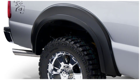 Bushwacker 92-14 Ford E-250 Super Duty Extend-A-Fender Style Flares 2pc - Black - 22006-11