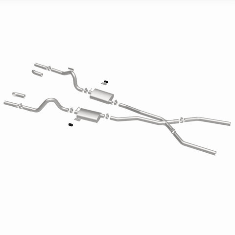 MagnaFlow SYS Cat-Back 67-70 Mustang 2.50inch w/Tru-X - 15816
