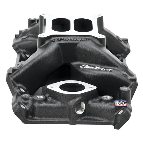 Edelbrock Intake Manifold RPM Air-Gap Small-Block Chrysler 340-360 Black - 75763