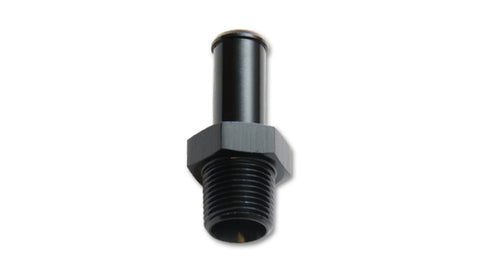 Vibrant 1/16in NPT to 1/4in Barb Straight Fitting - Aluminum - 11642F