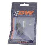 DeatschWerks 8AN Male Flare to 3/8in Male NPT Adapter - Anodized Matte Black - 6-02-0905-B