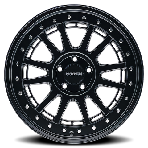 Mayhem 8305 Compass 15x7 / 5x100 BP / 15mm Offset / mm Hub Matte Black Wheel - 8305-5744MB