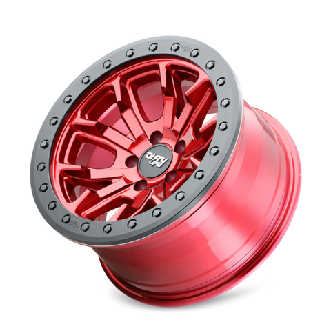 Dirty Life 9303 DT-1 17x9 / 5x127 BP / -38mm Offset / 78.1mm Hub Crimson Candy Red Wheel - 9303-7973R38