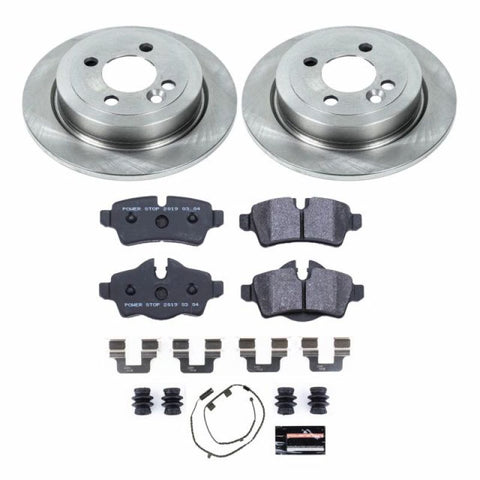Power Stop 07-10 Mini Cooper Rear Track Day SPEC Brake Kit - TDSK6281