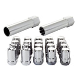 McGard SplineDrive Tuner 5 Lug Install Kit w/Locks & Tool (Cone) M12x1.5 / 13/16 Hex - Chrome (CS) - 65557CN