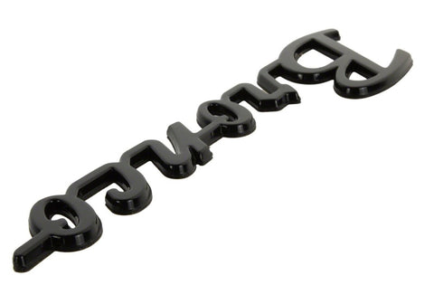 Ford Racing 21-24 Bronco Classic Script Fender Badge Kit - Gloss Black - M-1447-BSGS