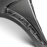Anderson Composites 2016+ Focus Type-GR Vented Carbon Fiber Fenders .04in Wider (Pair) - AC-FF16FDFO-GR