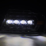 AlphaRex 04-08 Ford F-150 (No 2004 Heritage) NOVA-Series LED Proj HL Chrome w/Actv Light / Seq. Sig - 880130