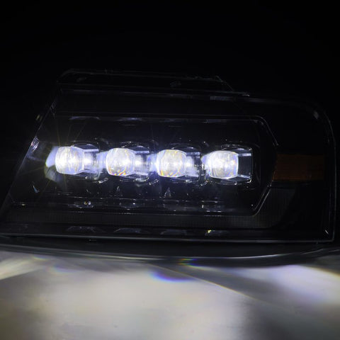 AlphaRex 04-08 Ford F-150 (No 2004 Heritage) NOVA-Series LED Proj HL Chrome w/Actv Light / Seq. Sig - 880130