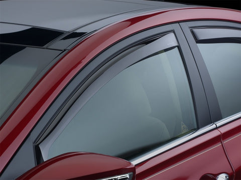 WeatherTech 00-04 Mazda MPV Front Side Window Deflectors - Dark Smoke - 80240