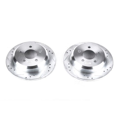 Power Stop 93-98 Jeep Grand Cherokee Rear Evolution Drilled & Slotted Rotors - Pair - AR8732XPR