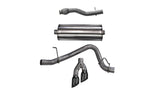 Corsa 2015-2020 GMC Yukon XL 1500 5.3L V8 3in Cat-Back Single Side Exit Twin 4in Black Tips - 14748BLK