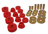 Energy Suspension 73-80 GM 1/2 Ton C-10/C1500 Pick Up 2WD Red Body (Cab) Mount Set - 3.4109R