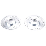 Power Stop 17-19 Fiat 124 Spider Rear Evolution Drilled & Slotted Rotors - Pair - JBR1726XPR