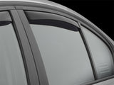 WeatherTech 12+ BMW 3-Series Rear Side Window Deflectors - Dark Smoke - 81706