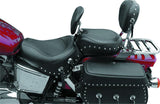 Mustang 00-08 Honda VT1100 Sabre,97-08 Spirit,87-97 Shadow Wide Touring 1PC Seat w/Studs - Black - 79237