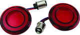 Kuryakyn Tracer L.E.D. Rear Turn Signal Insert Red Light Red Lens 1157 - 2906