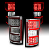 ANZO 18-19 Ford F-150 LED Taillights Chrome - 321340