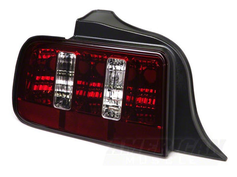 Raxiom 05-09 Ford Mustang Coyote Tail Lights- Blk Housing (Smoked Lens) - 49117