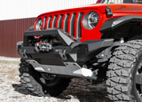Rival 2018-2026 Jeep Wrangler JL 2020-2026 Jeep Gladiator Front Full-Width Aluminum Bumper - 2D.2701.3-NL