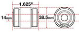 SPC Performance xAxis Jeep Track Bar - 15617