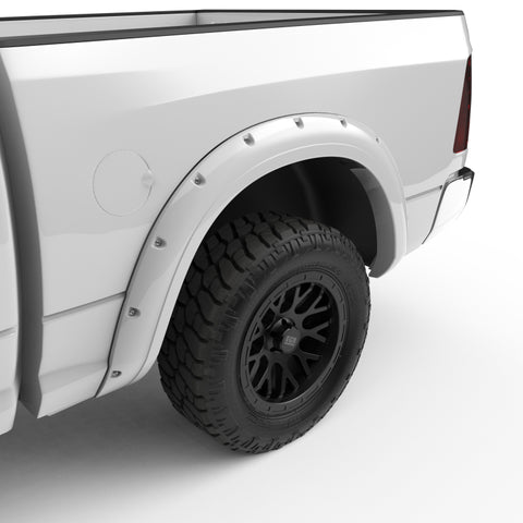 EGR 09+ Dodge Ram LD Sport Bolt-On Look Fender Flares - Set - Bright White - 792754-PW7