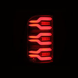 AlphaRex 19-21 Dodge Ram 1500 Luxx-Series LED Tail Lights Black w/Activ Light/Seq Signal - 640040