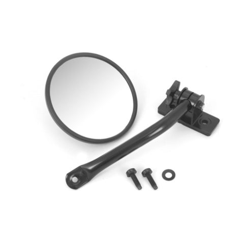 Rugged Ridge 97-18 Jeep Wrangler Black Round Quick Release Mirror - 11025.11