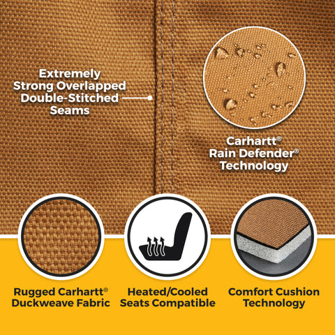 Covercraft 2025+ Chevrolet Suburban/Tahoe/GMC Yukon 1st Row Bucket Seat Cover - Carhartt Brown - GTC4407ABCABN