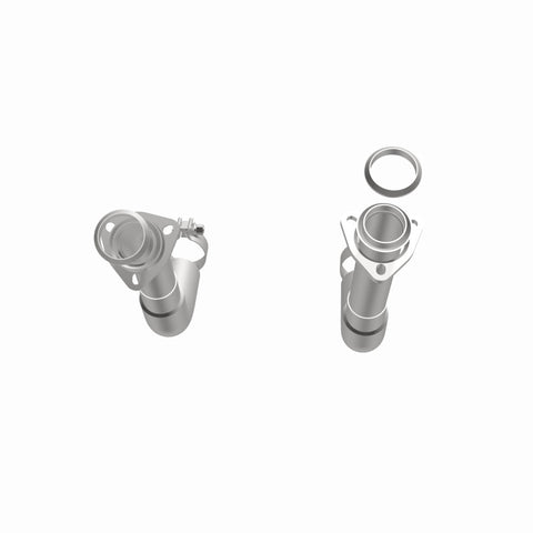 MagnaFlow 66-72 Chevy C10 Pickup V8 2-Piece Front Exhuast Pipe Kit (2in Tubing/Clamps/Inlet Flanges) - 15380