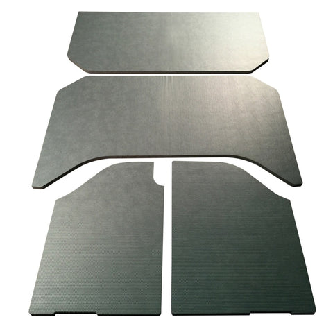 DEI 07-10 Jeep Wrangler JK 4-Door Boom Mat Headliner - 4 Piece - Gray Leather Look - 50157