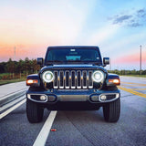 Oracle Jeep JL/Gladiator JT Oculus Bi-LED Projector Headlights - Amber/White Switchback - 5839-023