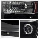 Spyder Ford F250/350 08-10 Projector Headlights LED Halo LED Blk Smke PRO-YD-FS08-HL-BSM - 5078490