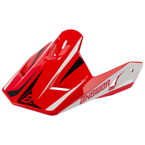 Answer 26 AR1 Mototown Glossy Visor Youth - Red/White/Black - 475292