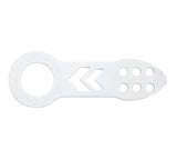 NRG Universal Front Tow Hook - White Powder Coat - TOW-100WT