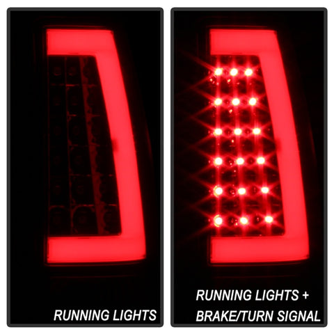 xTune Chevy Silverado 1500/2500/3500 99-02 / Version 3 Tail Lights Red Clear ALT-ON-CS99V3-LBLED-RC - 9038792