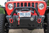 Fishbone Offroad 2018+ Jeep JL/Gladiator Wrangler JL/Gladiator Front Winch Bumper - Black Powdercoat - FB22178