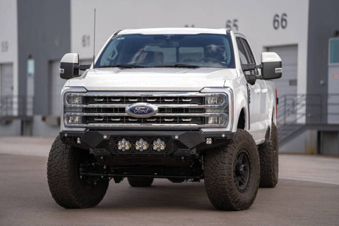Addictive Desert Designs 2023+ Ford F-250/F-350 Bomber Front Bumper (w/ 3 Baja Designs LP6 Mounts) - F810014100103