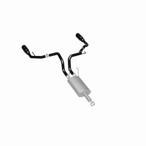 Magnaflow 09-15 Dodge Ram 1500 V8 Dual Spilt Rear Exit Black Stainless C/B Perf Exhaust - 15363