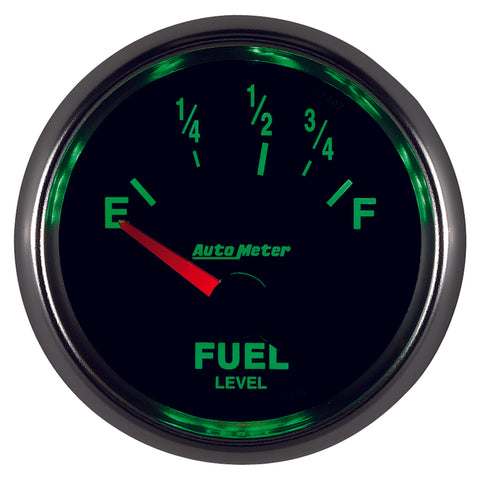 AutoMeter Gauge Fuel Level 2-1/16in. 73 Ohm(e) to 10 Ohm(f) Elec Gs - 3815