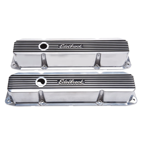 Edelbrock Valve Cover Elite II Chrysler 383-440 Big Block V8 Polished - 4276